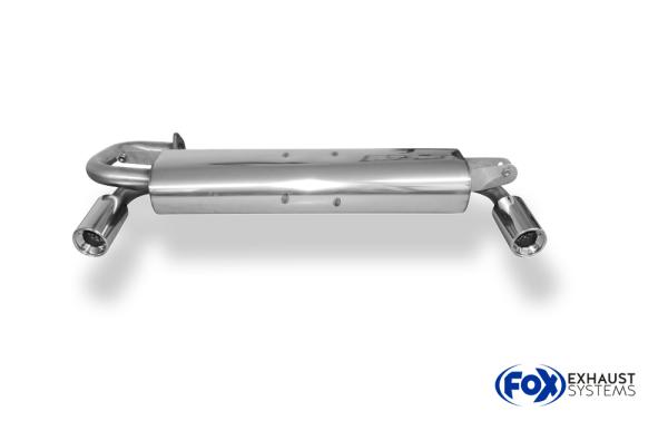 Endschalldämpfer quer Ausgang rechts/links - 1x90 Typ 13 rechts/links passend für: Toyota MR2 W2